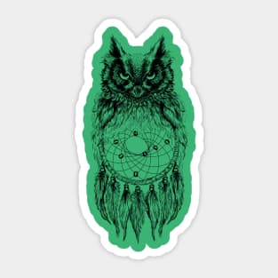 Dreamy Owl Sticker